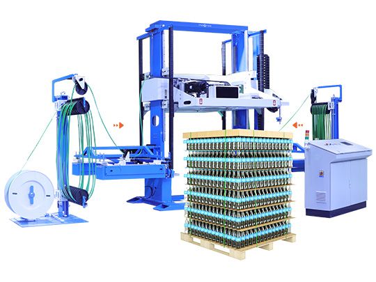 Automatic Vertical Pallet Strapping Machine