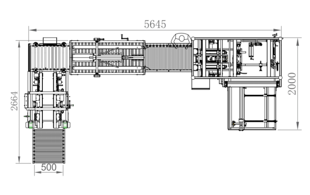 Automatic Carton Erector Packaging Line