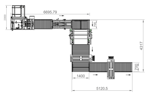 Automatic Carton Erector Packaging Line