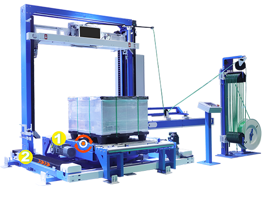 Automatic Vertical Pallet Strapping Machine 